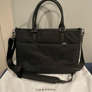 Lo & Sons Brookline Laptop Bag (Black) NWOT
